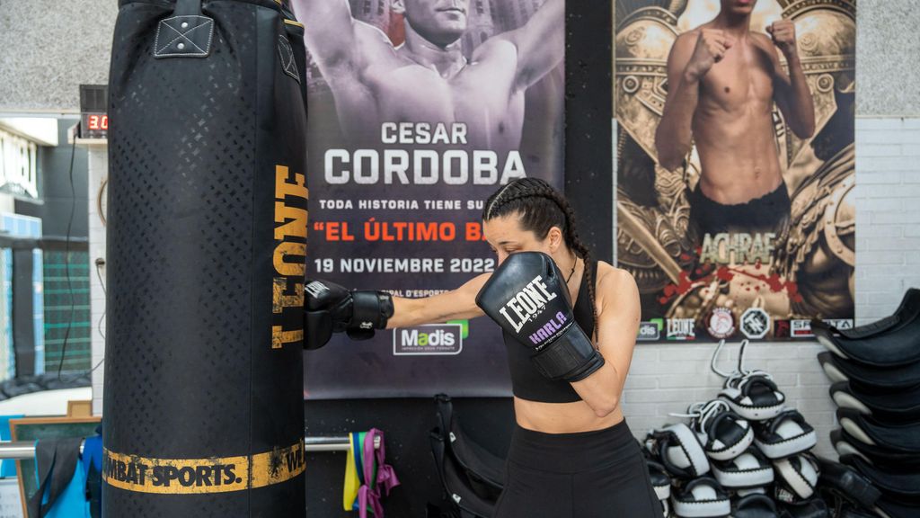 Karla Mérida, boxejadora de Montbau que competirà per l'or nacional