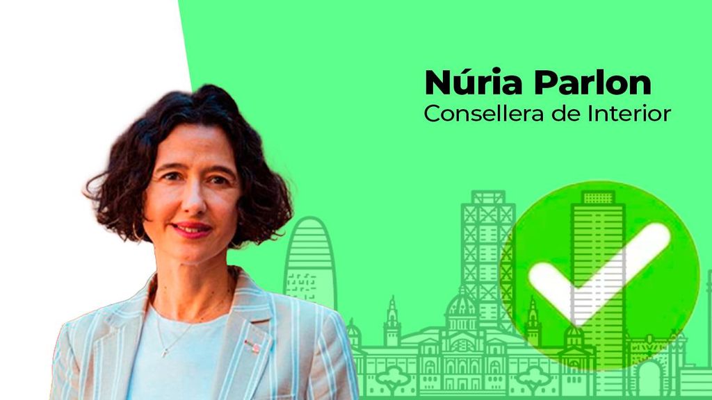 Núria Parlon, consejera de Interior de la Generalitat