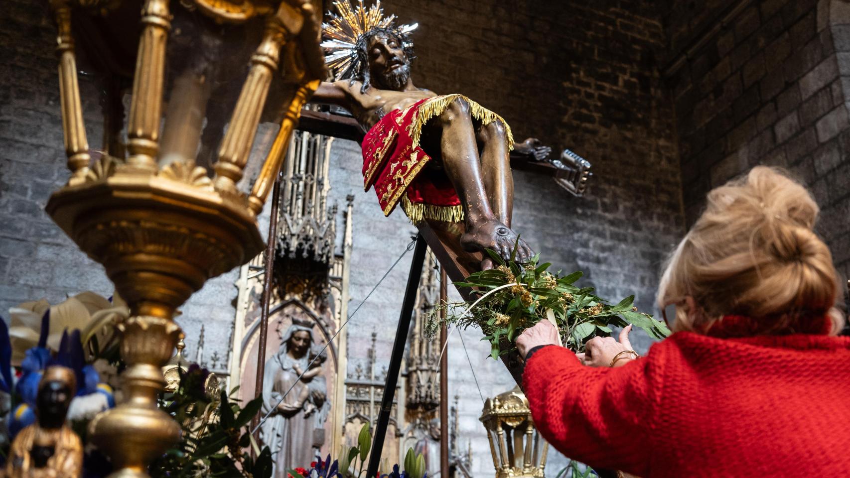 Montaje procesion Iglesia Santa Ana