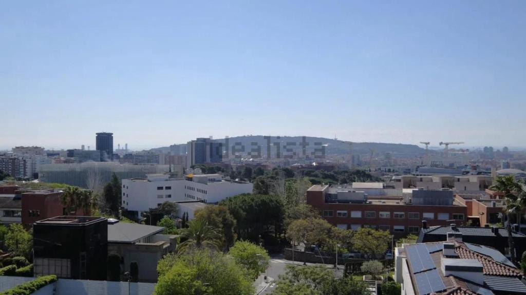 Vistas del ático de lujo en Pedralbes