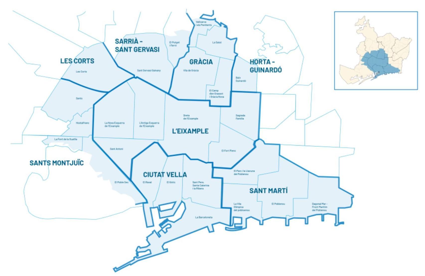 Mapa de las zonas de afluencia turística donde está permitida la apertura en domingos y festivos a partir del 15 de mayo