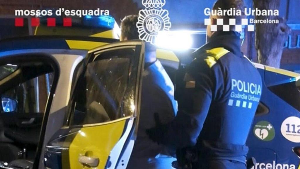 Dispositivo de Guardia Urbana, Mossos d'Esquadra y Policía Nacional en Barcelona