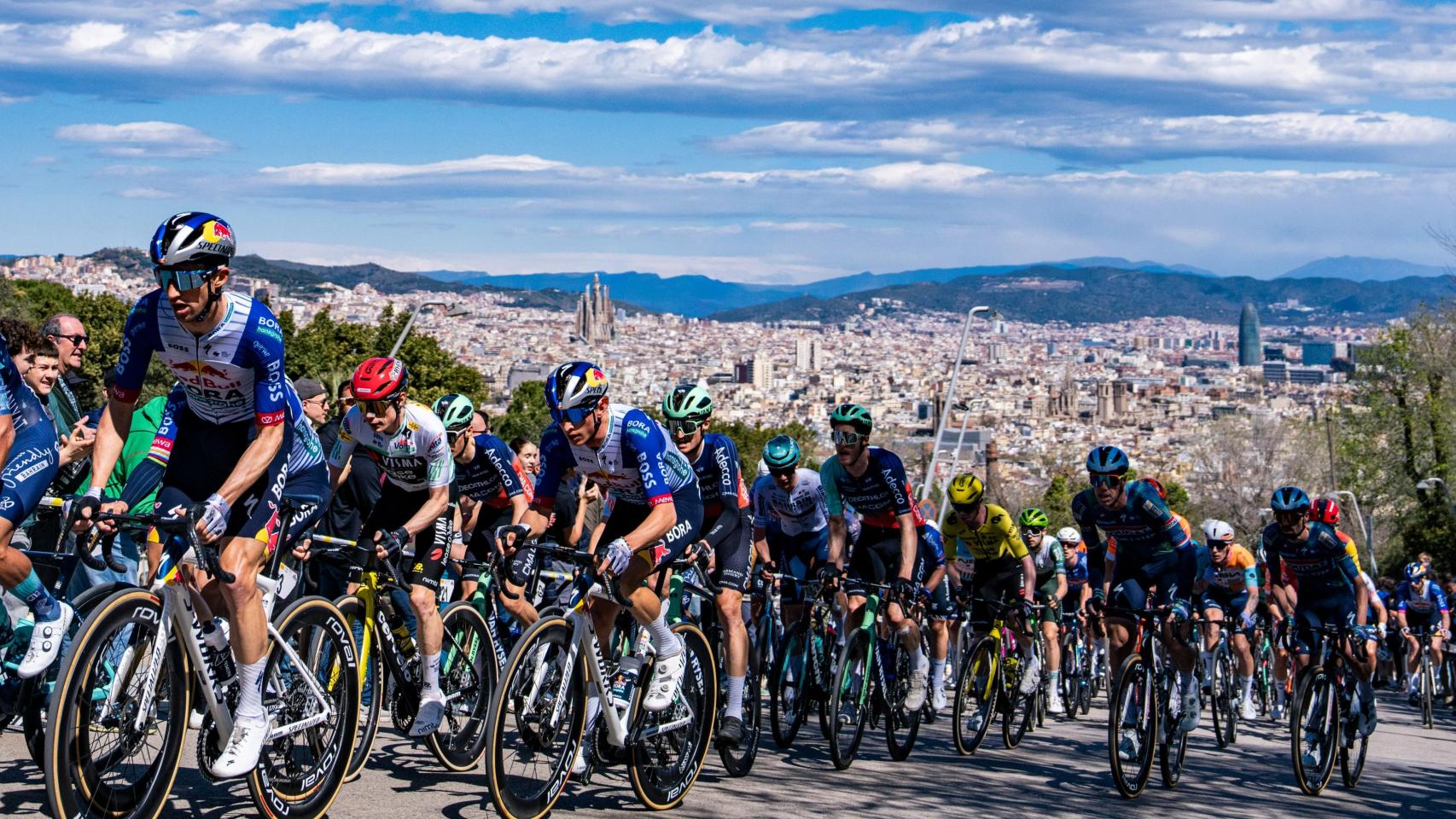 Ciclistas en la Volta a Catalunya