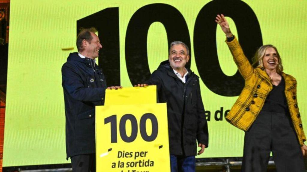 El alcalde de Barcelona, Jaume Collboni, incia una cuenta atrás para la Grand Départ