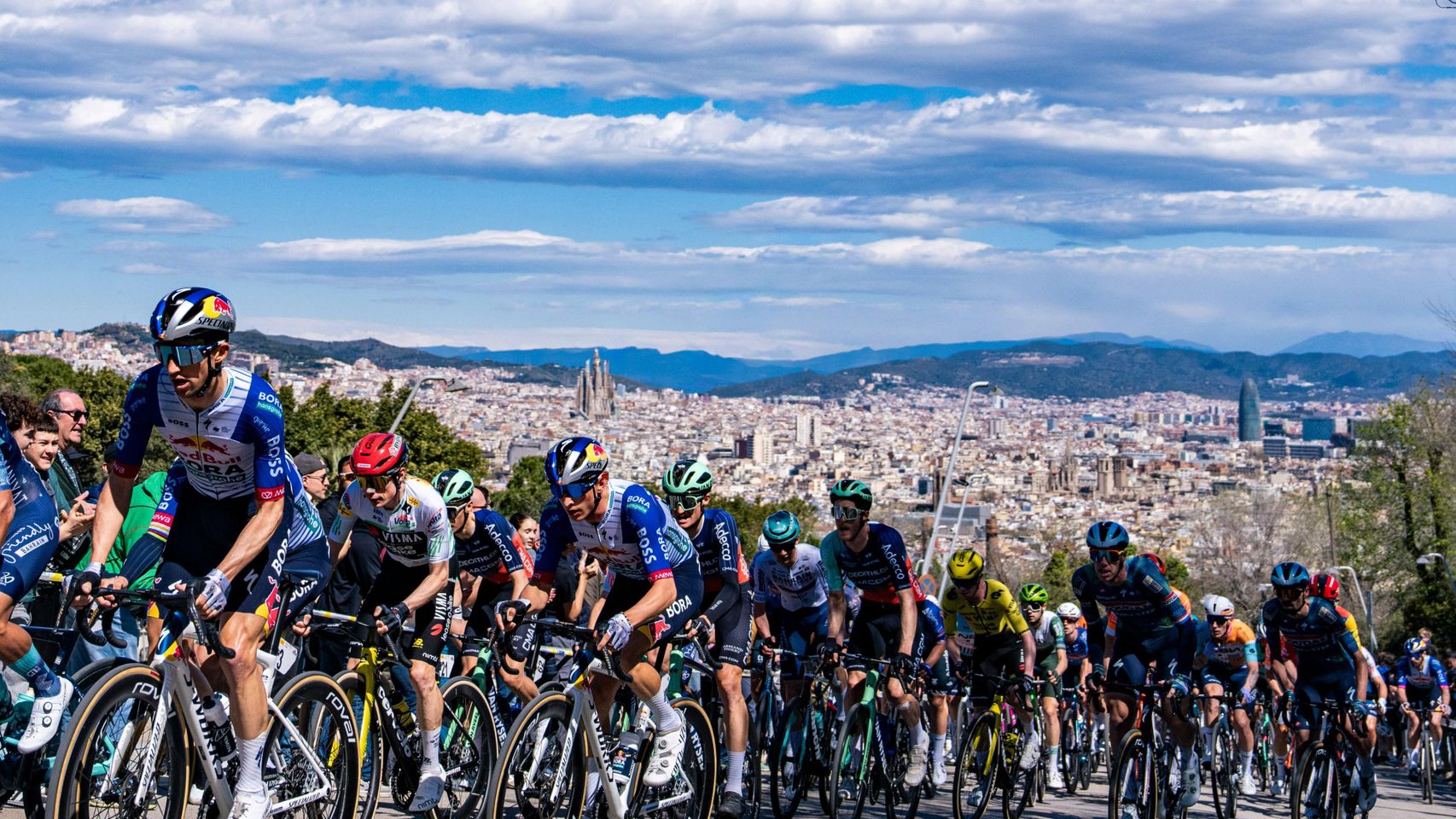 Ciclistas en la Volta a Catalunya