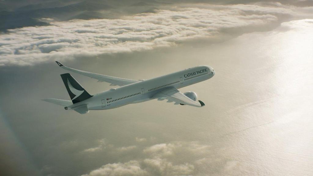 Un avión de Cathay Pacific