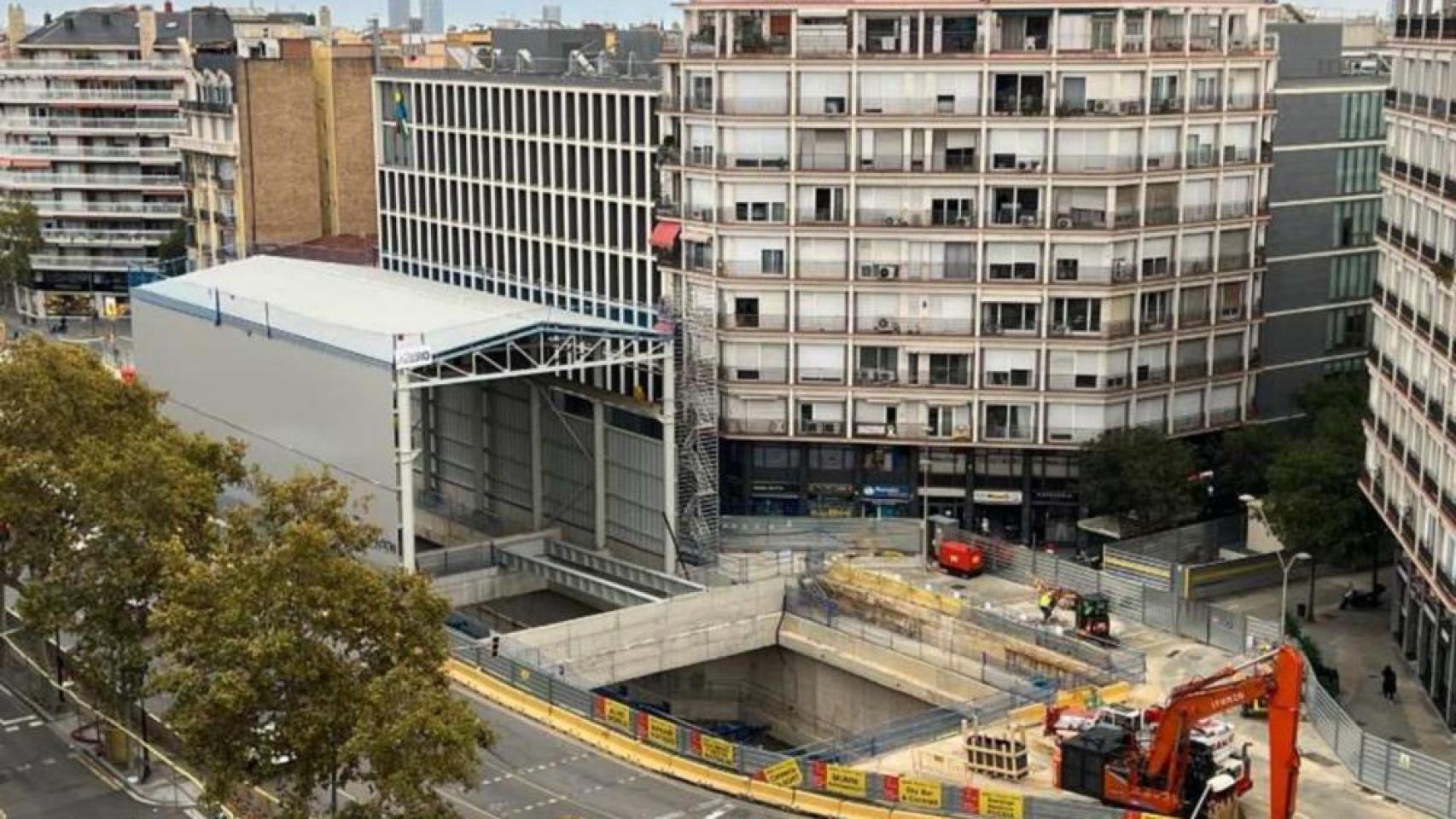 Obras de la L8 de FGC en Barcelona