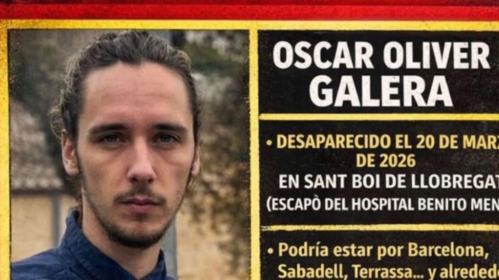 Óscar Oliver Galera, desaparecido en Sant Boi