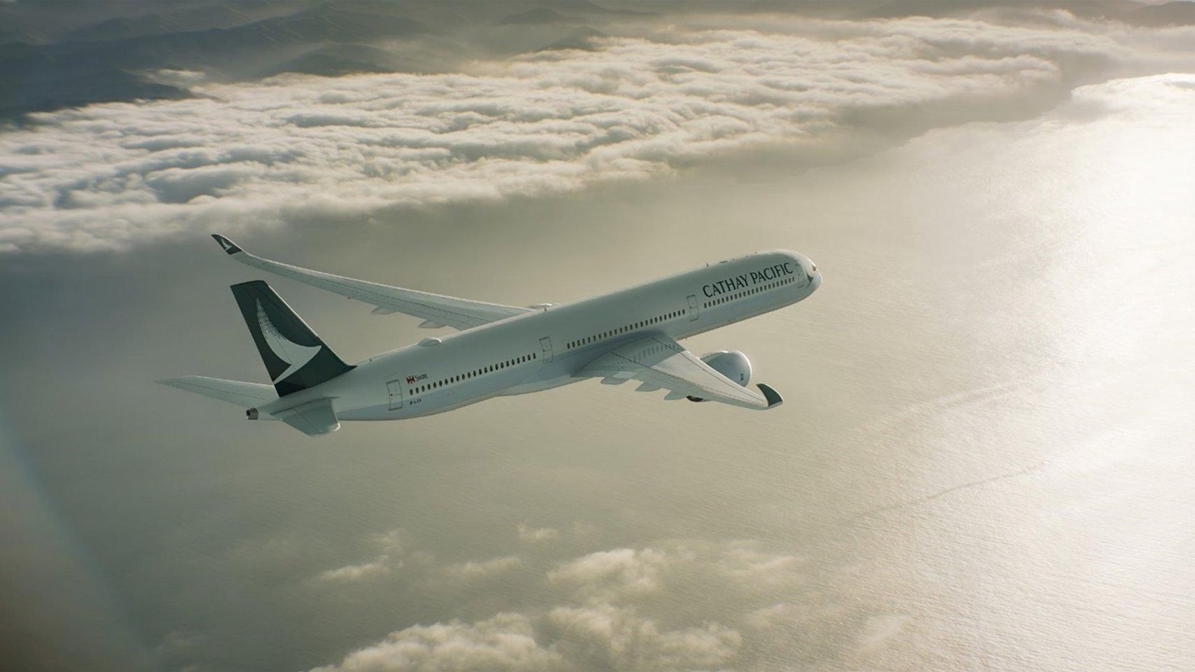 Un avión de Cathay Pacific