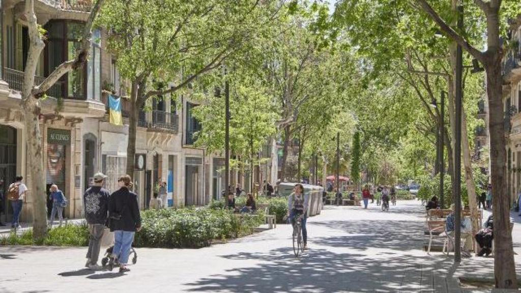 'Superilla' en el Eixample de Barcelona