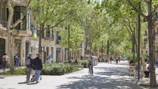 'Superilla' en el Eixample de Barcelona