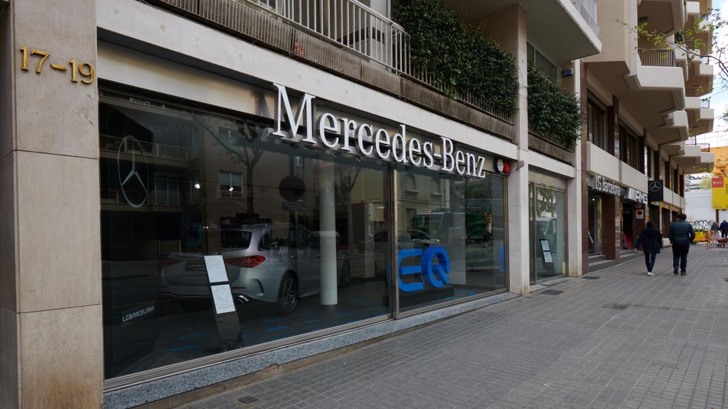 Concessionari de Mercedes Benz al passeig de Bonanova de Barcelona