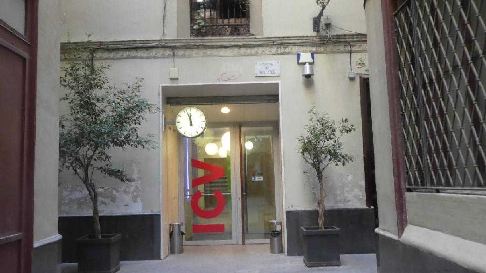 La sede de ICV en Barcelona
