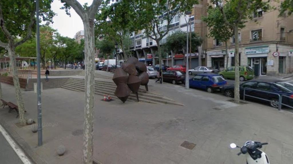 La plaza dedicada a Sant Josep de Calassanç en Barcelona