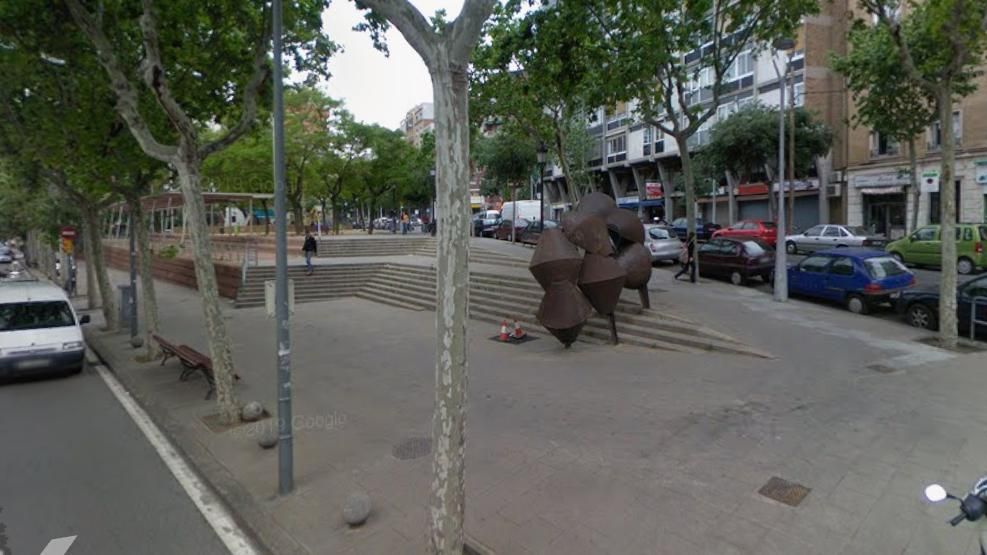 La plaza dedicada a Sant Josep de Calassanç en Barcelona