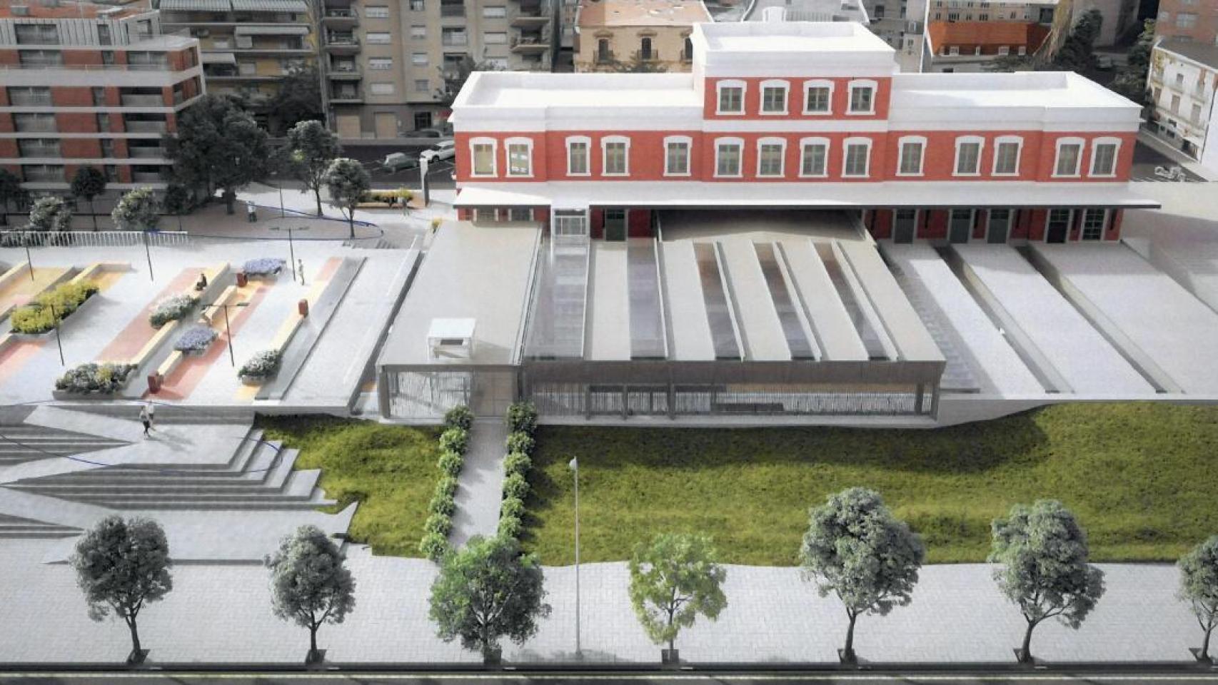 La nueva estación de Vilafranca proyectada por Adif