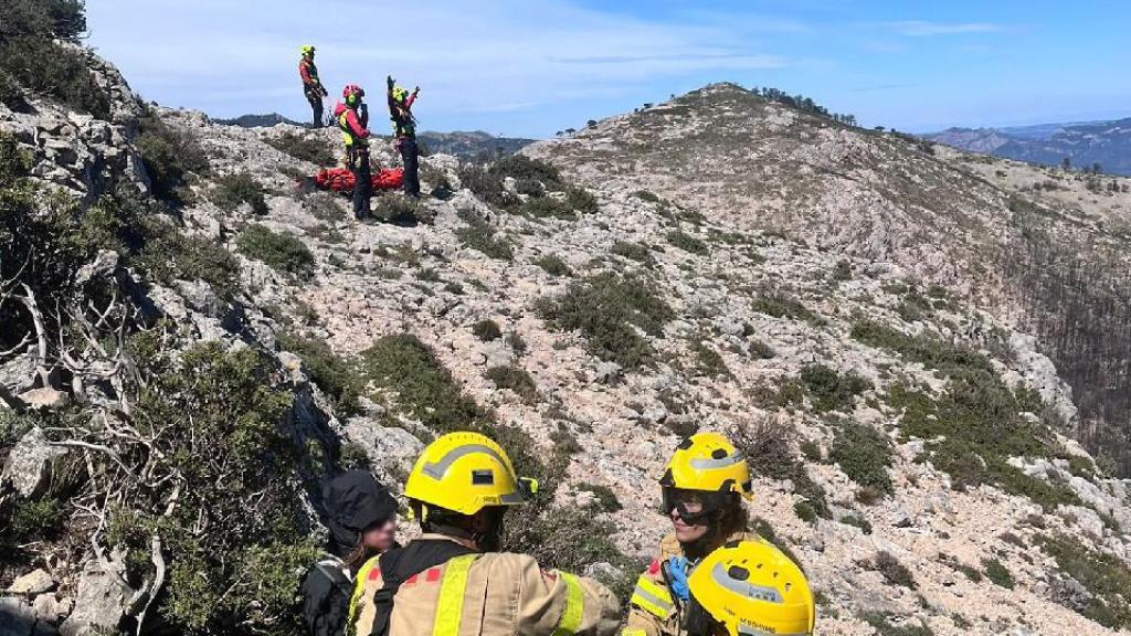 Un rescate de los Bombers de la Generalitat este viernes