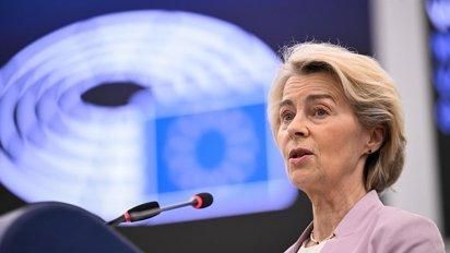 La presidenta de la Comisión Europea, Ursula Von der Leyen