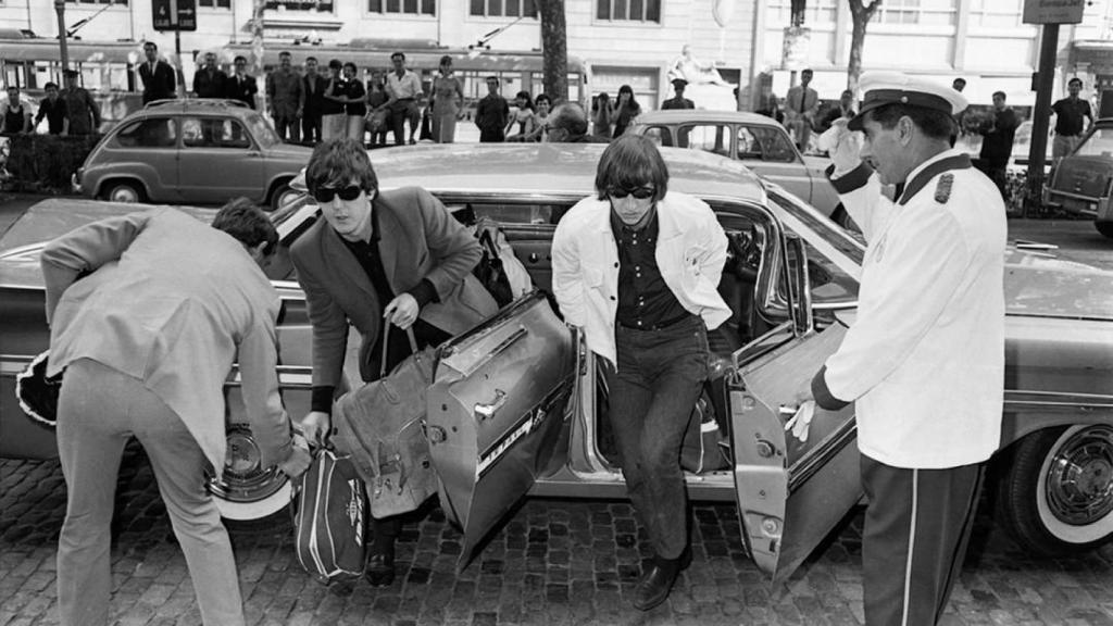 Vista de Los Beatles a Barcelona en 1965