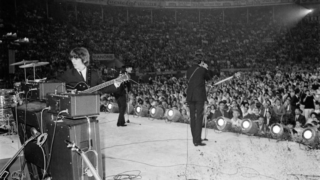 Concierto de Los Beatles en Barcelona en 1965