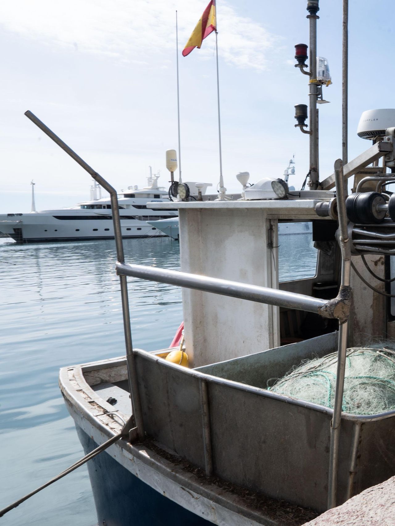 La barca amb què treballen en Wilco i en Marc