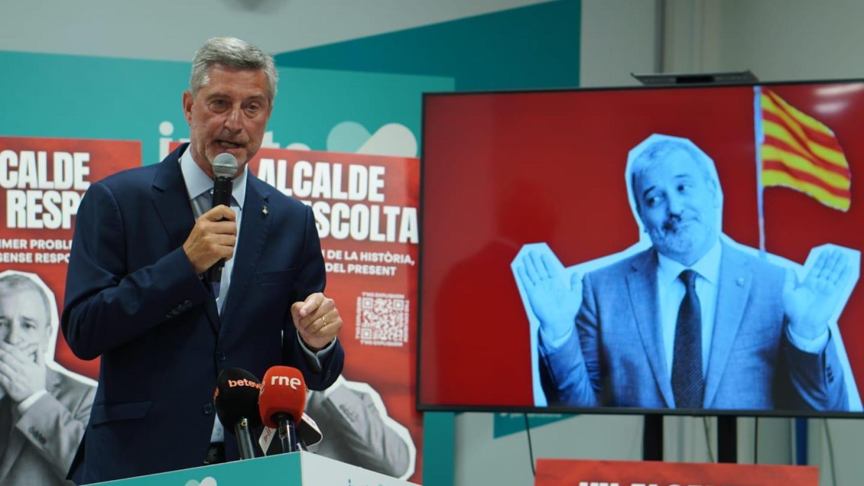 El presidente del grupo municipal de Junts per Barcelona, Jordi Martí
