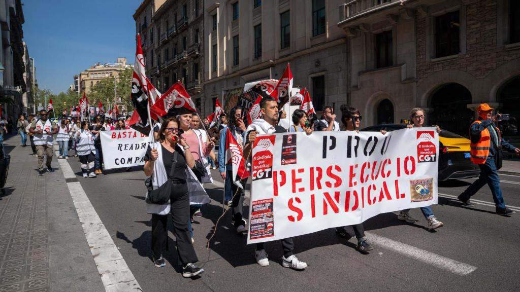 Trabajadores de las residencias de Barcelona se manifiestan este jueves