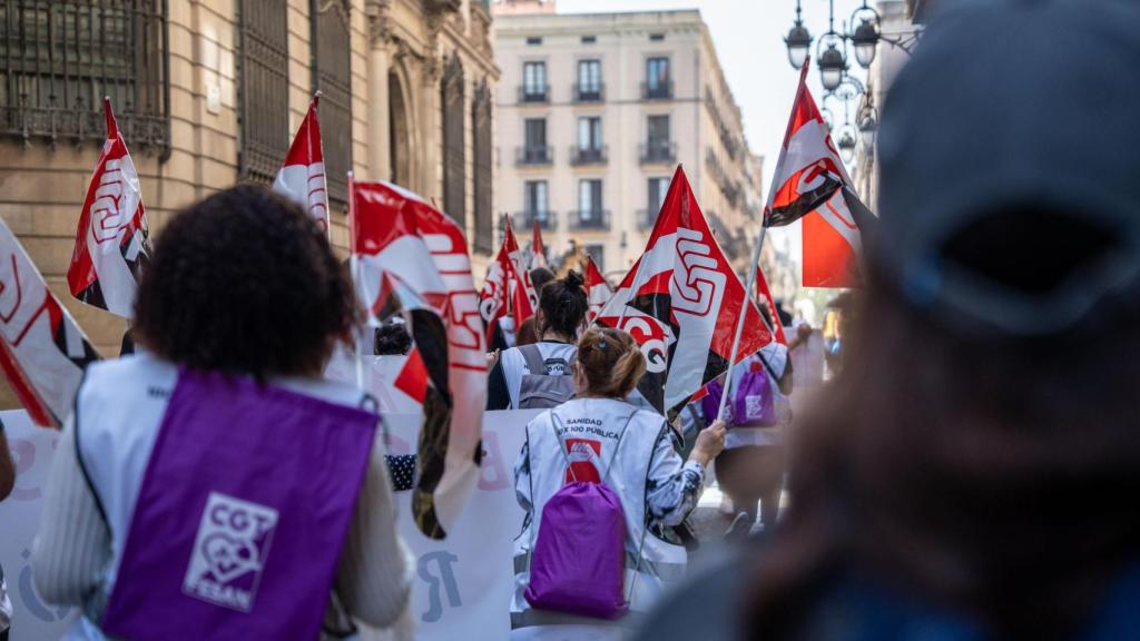 Trabajadores de las residencias de Barcelona se manifiestan este jueves