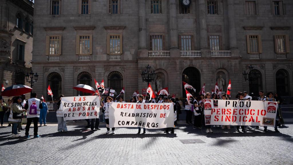 Trabajadores de las residencias de Barcelona se manifiestan este jueves