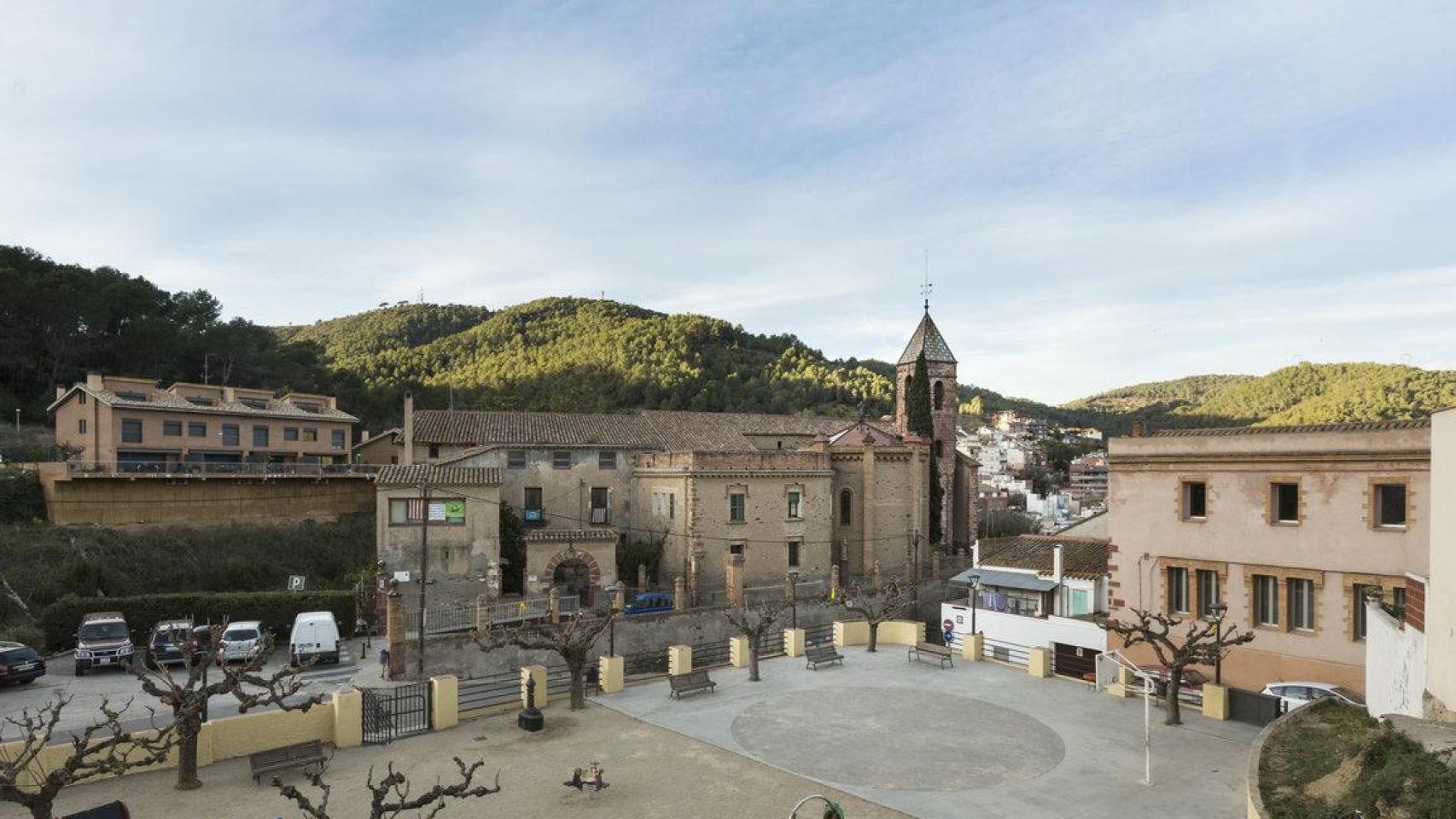 La plaza de Sant Climent de Llobregat