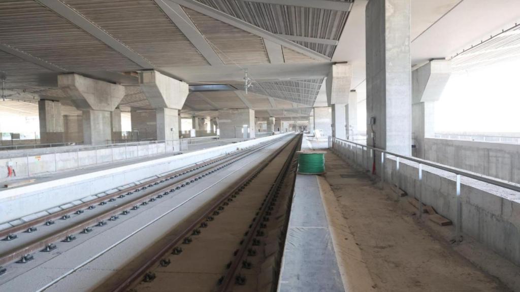Estado actual de las obras de la futura estación de La Sagrera