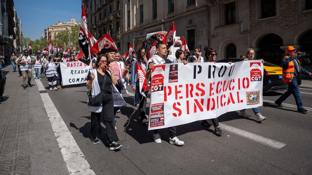 Trabajadores de las residencias de Barcelona se manifiestan este jueves