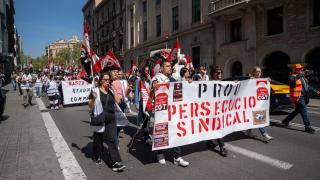 Trabajadores de las residencias de Barcelona se manifiestan este jueves