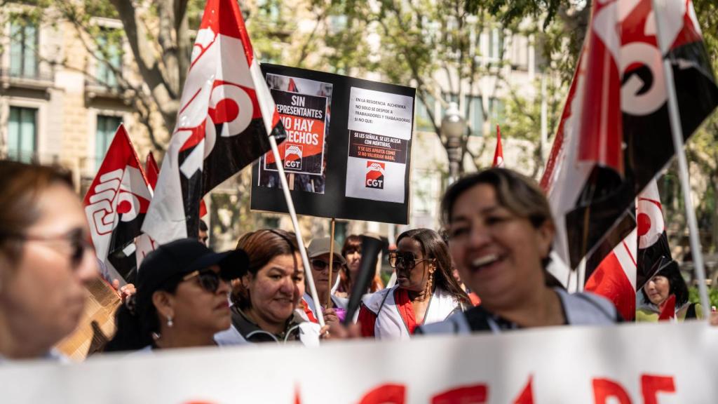 Treballadors de les residències de Barcelona es manifesten aquest dijous, 9 d'abril