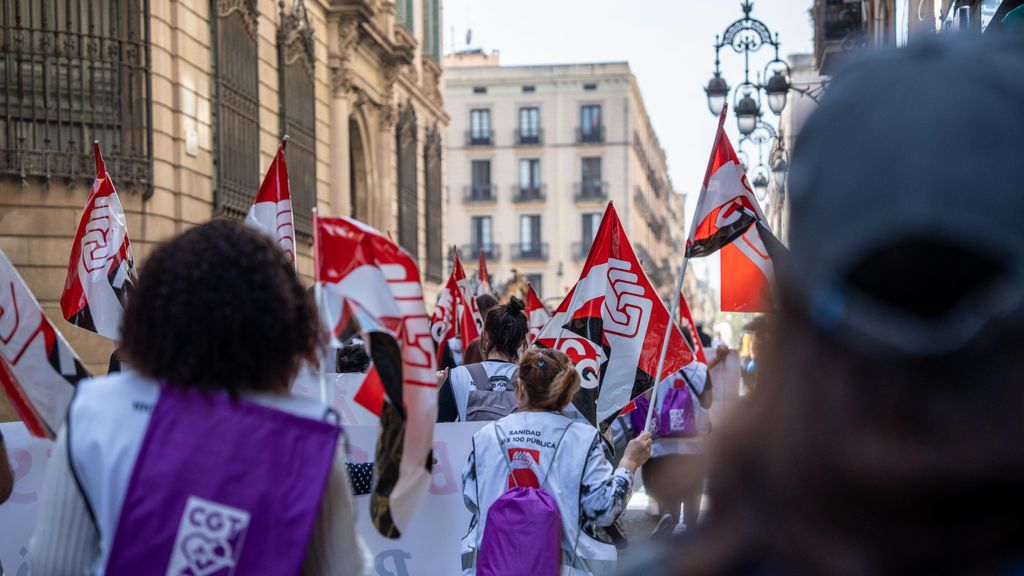 Treballadors de les residències de Barcelona es manifesten aquest dijous