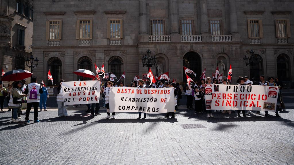 Treballadors de les residències de Barcelona es manifesten aquest dijous
