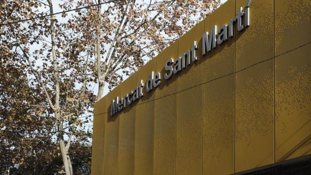 Fachada del mercado de Sant Martí