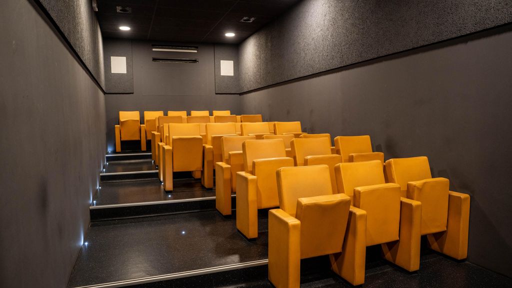 Sala de cinema del videoclub més antic d'Espanya