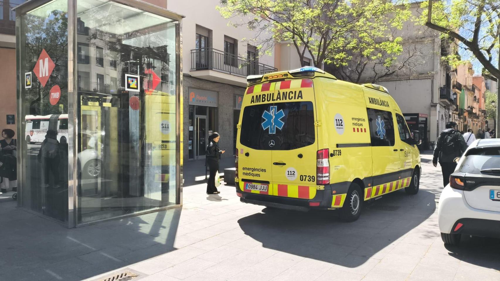 Imagen del momento del incidente