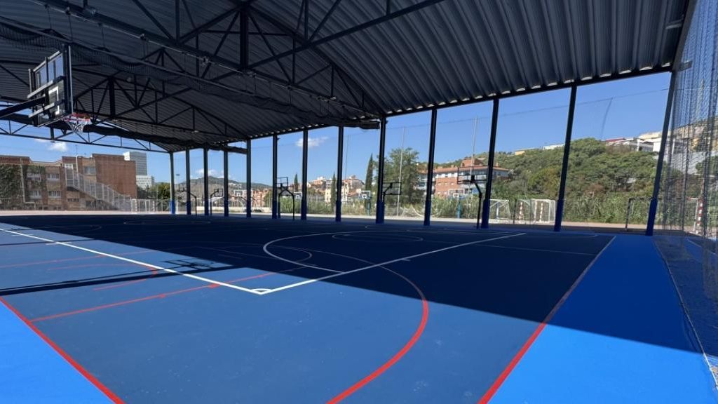 Poliesportiu reconvertit Prat de la Riba a Santa Coloma