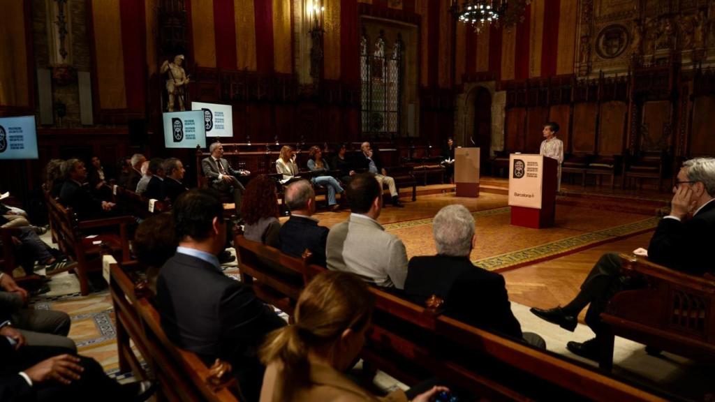 Acto de presentación del I Premio Internacional de la Paz en Barcelona