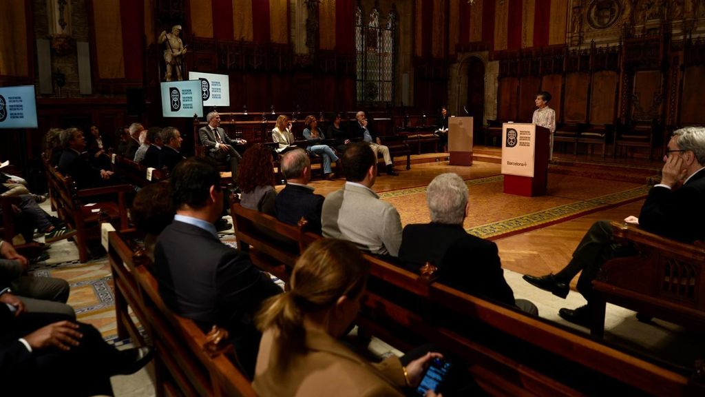 Acte de presentació del I Premi Internacional de la Pau a Barcelona