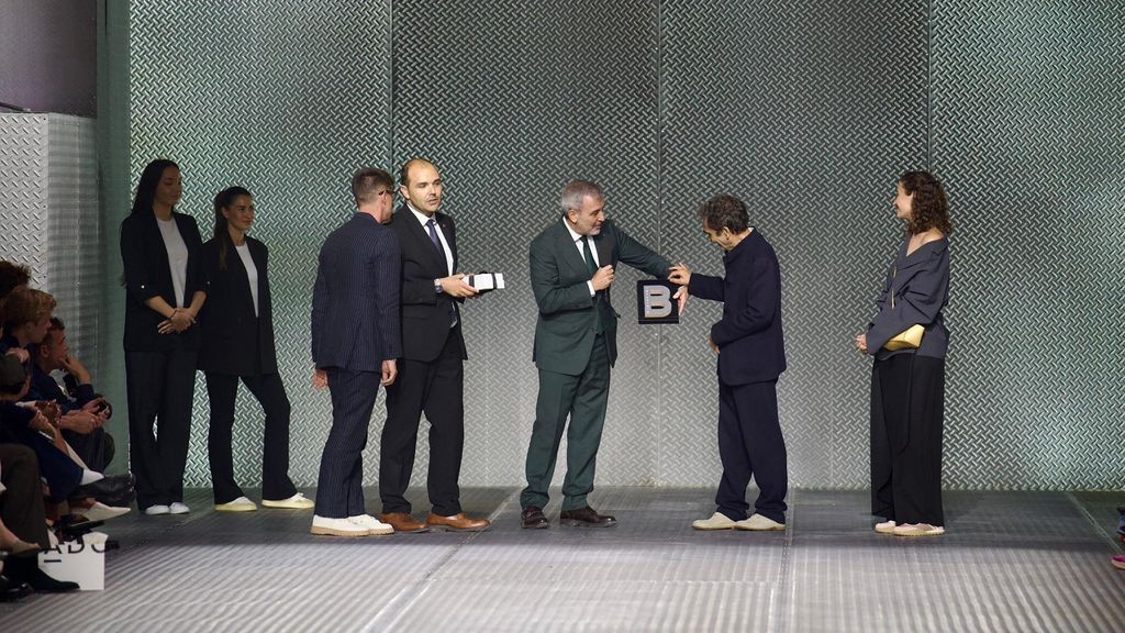 Jaume Collboni i Albert Dalmau a l'homenatge a Adolfo Domínguez a la 080