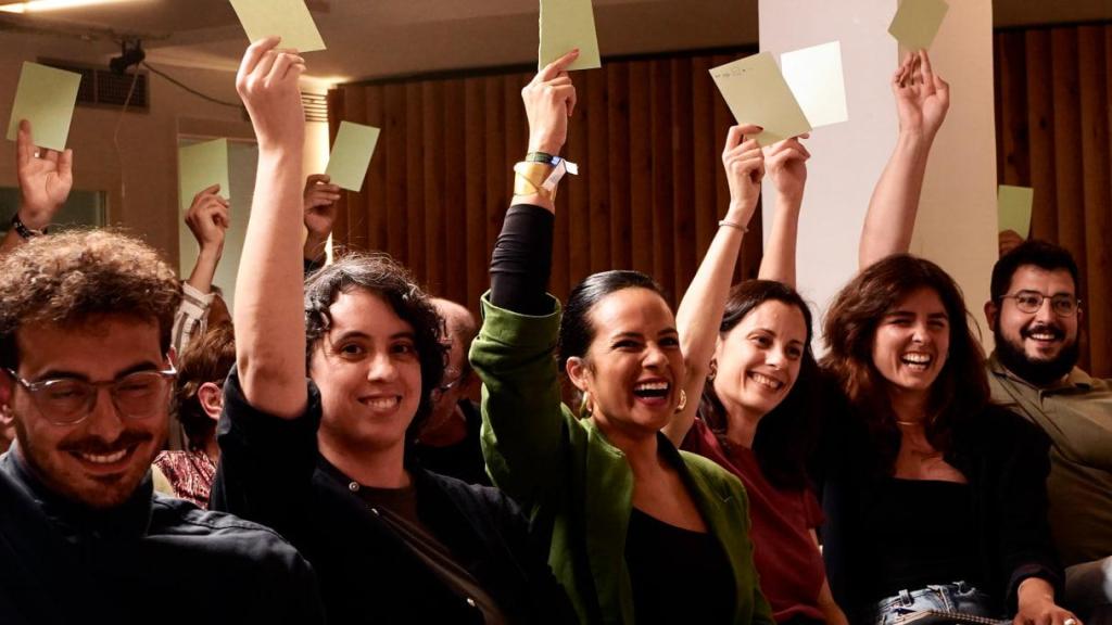 Pleno de BComú, celebrado el pasado 8 de abril