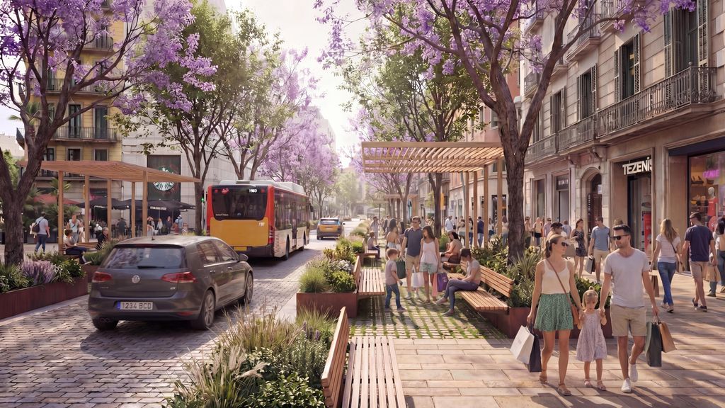 Propuesta Urbanística de la calle Pelai de L35 Arquitectes