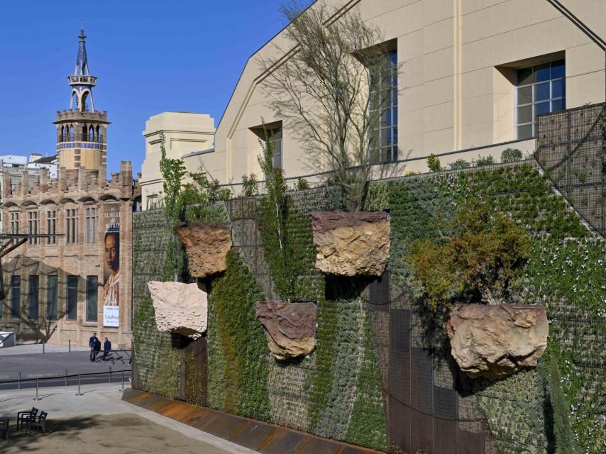 Foto del Bosque Vertical en CaixaForum Barcelona