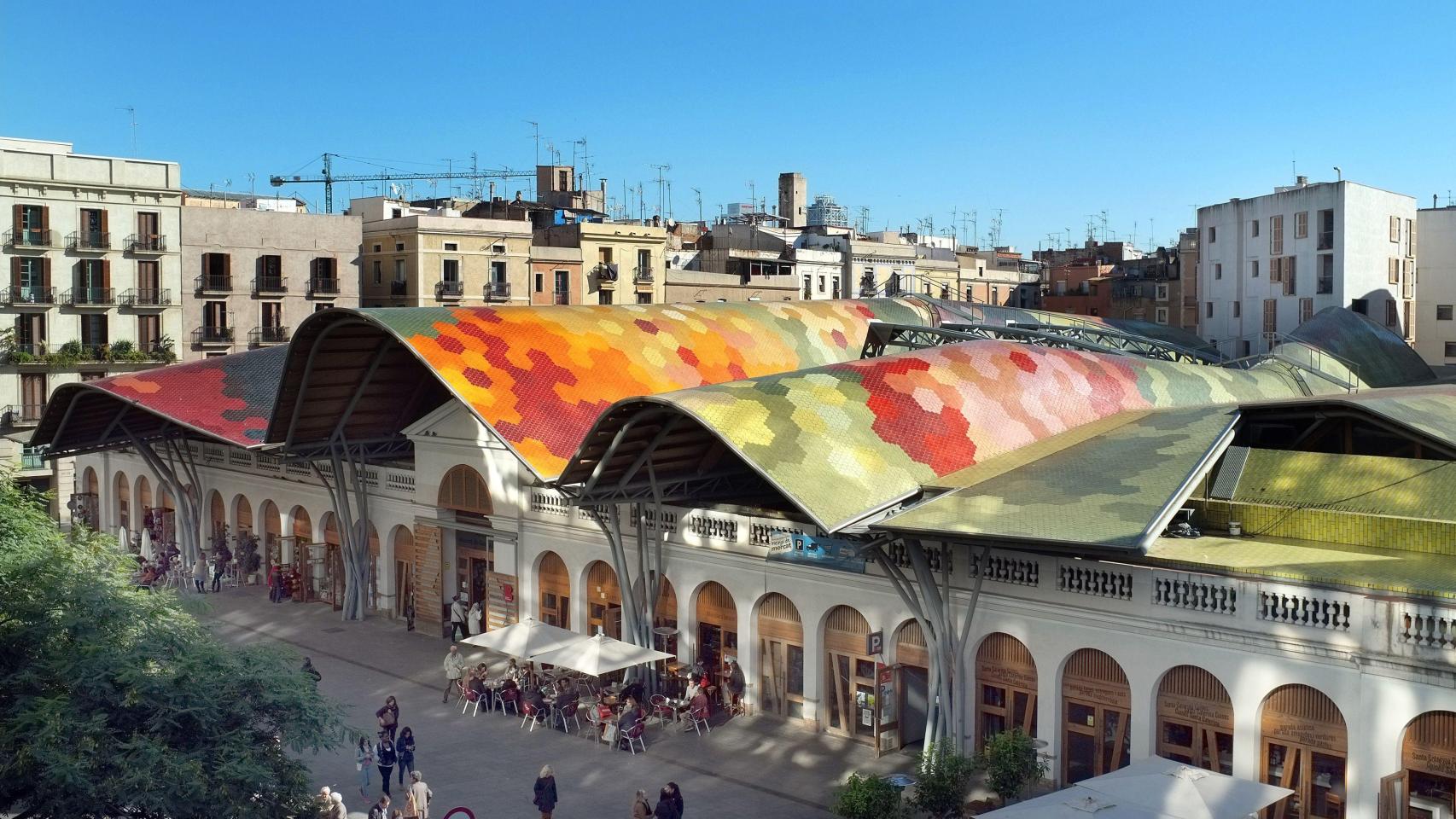 El mercado de Santa Caterina en Barcelona