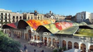 El mercado de Santa Caterina en Barcelona