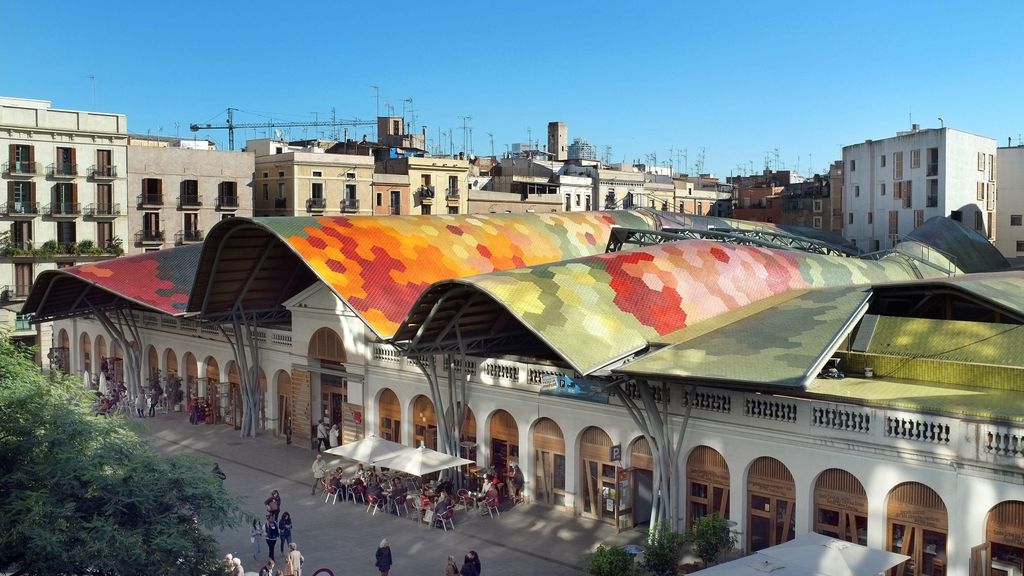 El mercado de Santa Caterina en Barcelona