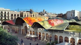 El mercado de Santa Caterina en Barcelona